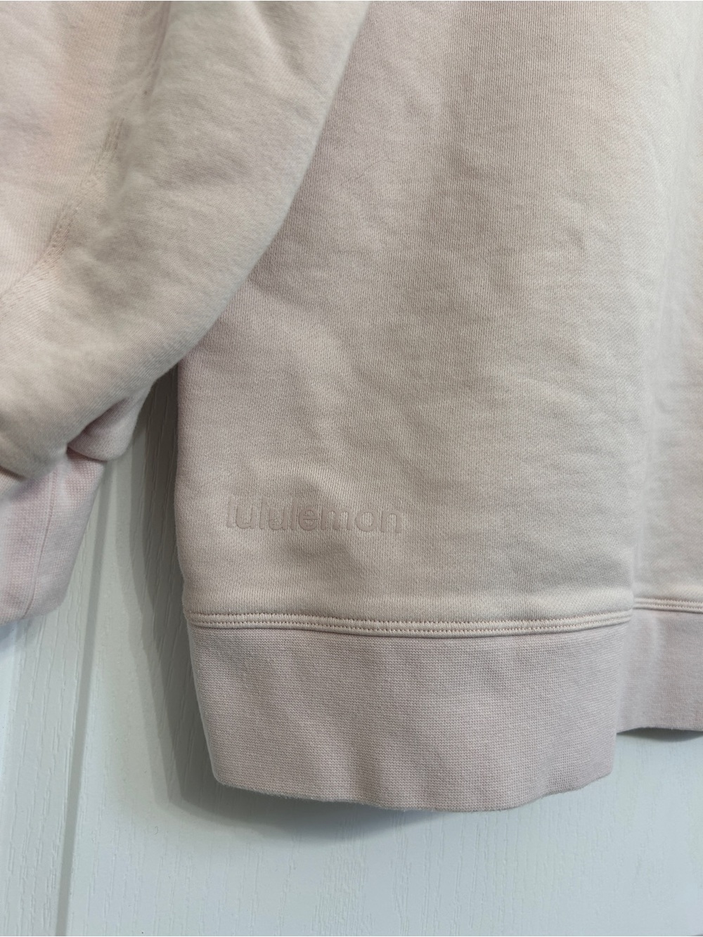 Lululemon Perfectly Oversized Crew • Light Pink • ~ Sz 6 - Picture 6 of 9